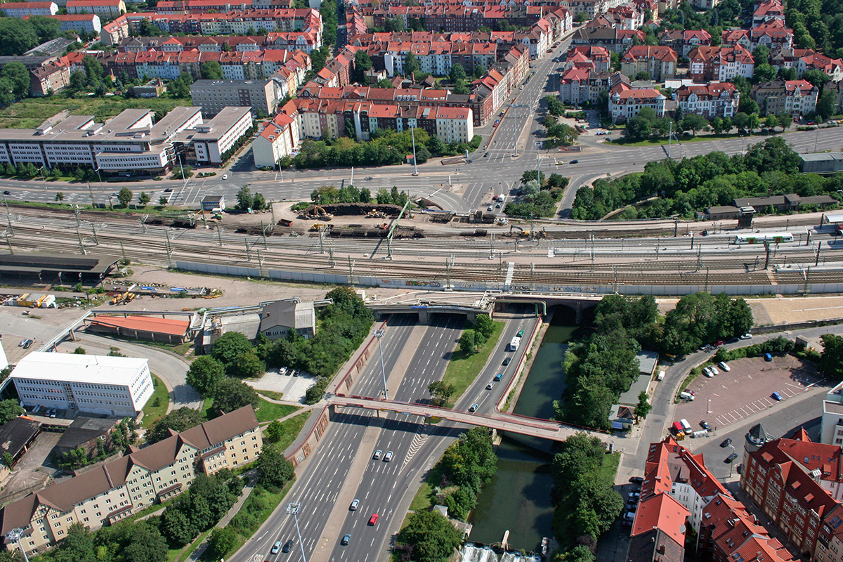 Luftbild Blickrichtung Süden