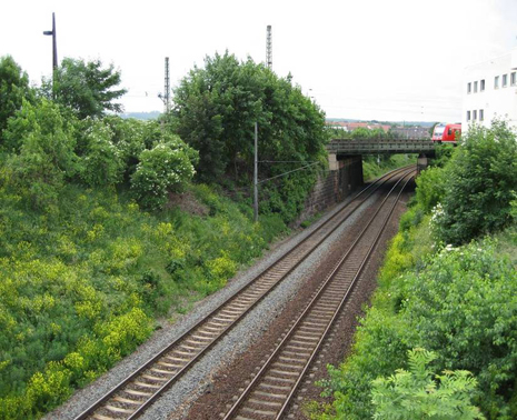 Initial status of the old overpass structure