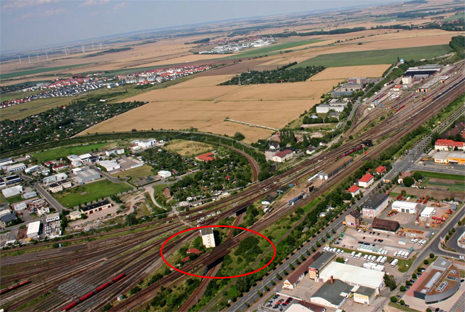 Luftbild Kreuzungsbauwerk